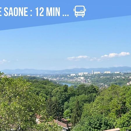 Appartamento Le Calme - Design - Vue Panoramique Sur La Saone Caluire-et-Cuire Esterno foto